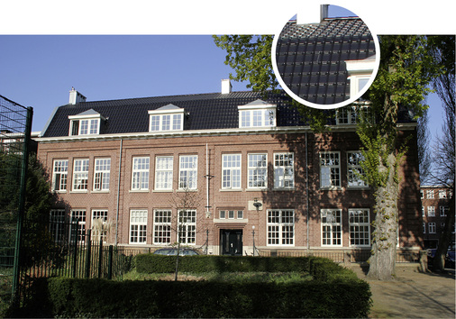 



Dieses Mehrfamilienhaus in Rotterdam wurde mit 3.000 Solardachziegeln der Linie Blackline von ZEP BV gedeckt. Die Anlage hat eine Leistung von 27 Kilowatt.
