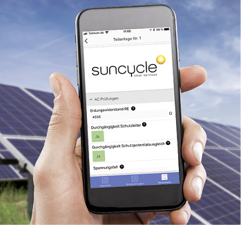 <p>
</p>

<p>
So viel Service passt in eine App.
</p> - © Foto: Suncycle

