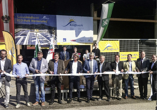 



Auch in Österreich werden neue Solarparks gebührend gefeiert.
