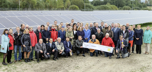 



Die feierliche Einweihung der Anlage unter anderem mit Vertretern von Ministerien und der Deutschen Botschaft in Belarus.
