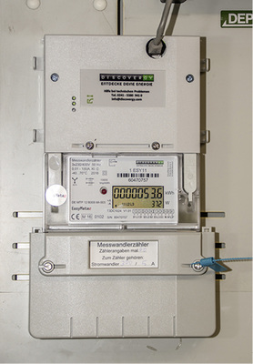 



Intelligenter Stromzähler von Discovergy.
