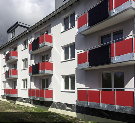



Solarmodule an Balkonen in Delmenhorst.

