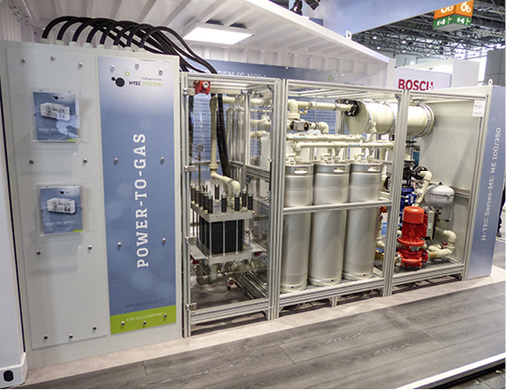 



Pionier aus Norddeutschland: H-Tec zeigt eine schlüsselfertige Power-to-Gas-Anlage.
