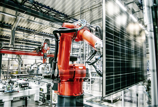 
Produzent Aleo Solar stellt für seine Module die Mono-Perc-Zellen selbst her.



