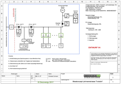 



Zählerplan für die Wohngebäude in der Lehmannstraße in Troisdorf.
