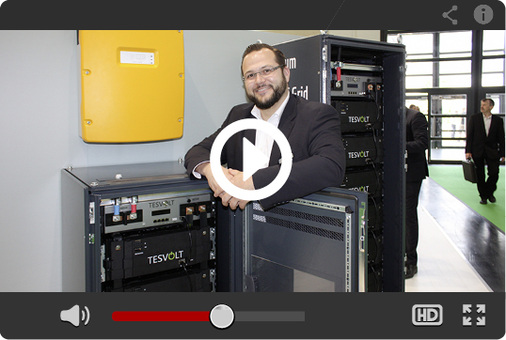



Am Messestand von Tesvolt wird es auch 2018 wieder um neue Stromspeicher für gewerbliche und industrielle Anwendungen gehen.
