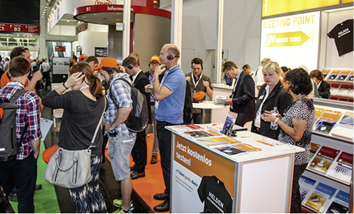 



Auch 2018 erwarten wir wieder sehr regen Andrang an unserem Messestand.
