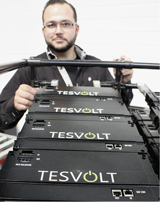 



Die neuen Batteriemodule mit Samsung-Zellen.
