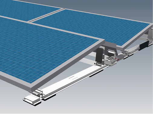 



Hier sieht man das Südsystem mit integrierter Absturzsicherung.
