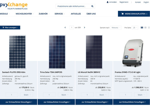 
Der Shop macht die Spezifikationen alter Komponenten verfügbar, passgenauer Ersatz wird leichter gefunden.



