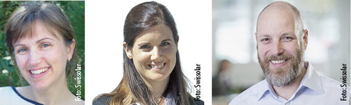 
Von links: Séverine Scalia Giraud, Kim Bernasconi, David Galeuchet.
