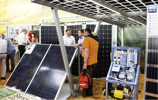 <p>
</p>

<p>
Almaden Europe hat den Selbstversorger im Blick: Das Unternehmen bietet unter anderem Solarmodule und solare Carports an.
</p> - © Foto: Heiko Schwarzburger

