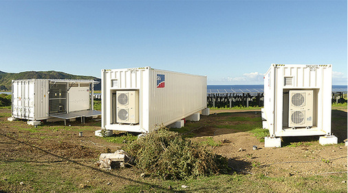 <p>
</p>

<p>
Ansicht des anschlussfertigen Sunny Central Storage, der in München mit dem EES Award ausgezeichnet wurde.
</p> - © Foto: SMA

