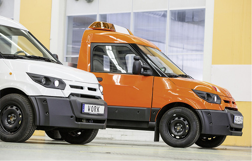 
Verschiedene Varianten des Street Scooter Work, hergestellt von Ford.



