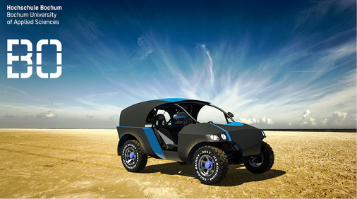 <p>
</p>

<p>
Visionärer Entwurf eines Wüstenfahrzeuges.
</p> - © Foto: HS Bochum


