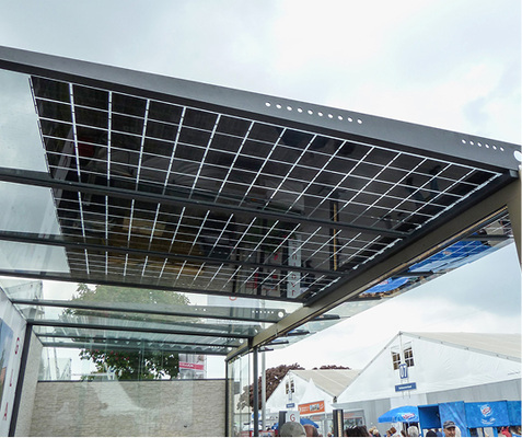 <p>
</p>

<p>
Die solare Überkopfverglasung für Carports oder Terrassen wird immer wichtiger.
</p> - © Foto: A2-Solar

