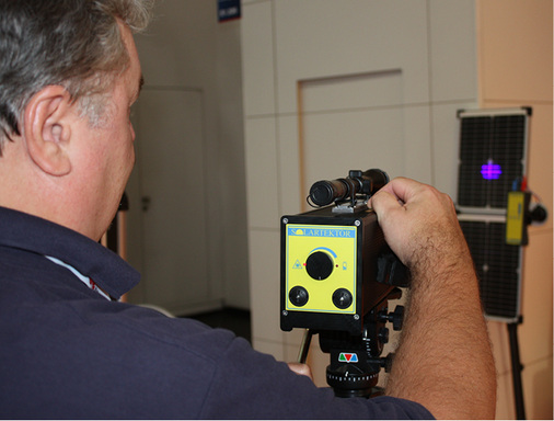 



Demonstration der Anwendung an der Fassade zur Intersolar in München.

