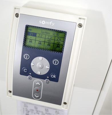 



Überwachungsdisplay für die Energieströme und die Temperaturen im Gebäude.
