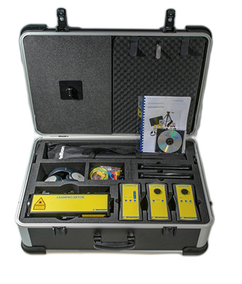 
Blick in den Gerätekoffer des LSI-Sets.



