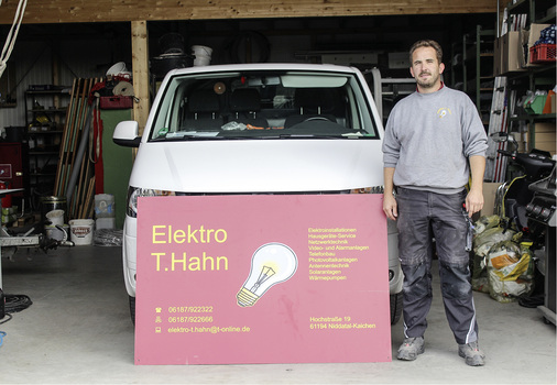 



Der Fachbetrieb Elektro T. Hahn hat derzeit fünf Mitarbeiter.
