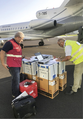 



Humanitäre Hilfe nach dem Tsunami in Indonesien.
