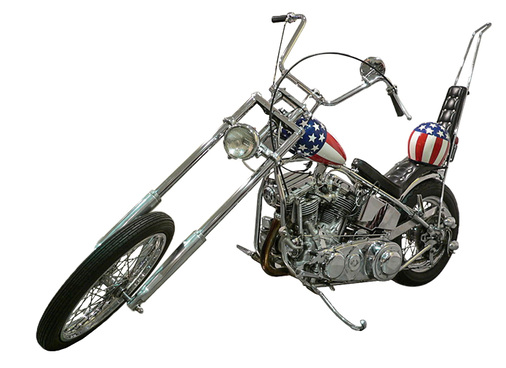 
Ein Nachbau der Captain America steht im Deutschen Zweirad- und NSU-Museum.



