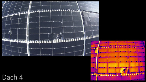 



Für Photovoltaikanlagen ist die Thermografie aus der Luft eine effiziente Methode zur Fehlersuche.
