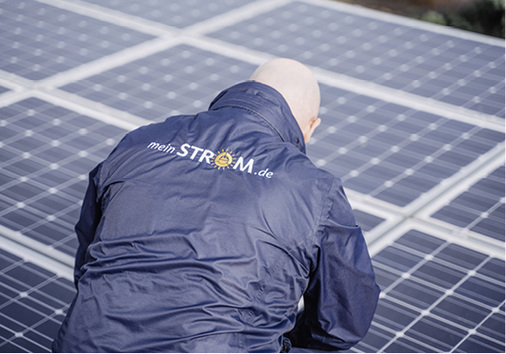 <p>
</p>

<p>
Eine starke Marke prägen: Meinstrom.de spricht sich in der Region herum.
</p> - © Foto: Sybac Solar Berlin

