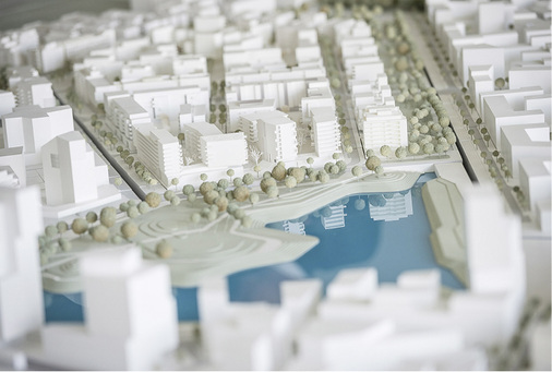 
Die Wiener Seestadt Aspern ist ein modernes Stadtviertel, in dem der Solarstrom gemeinsam gespeichert wird.



