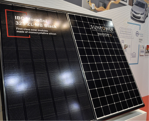 



IBC Solar stellte ein monokristallines Multi-Busbar-Modul vor und hat jetzt die Sunpower-Module im Sortiment.
