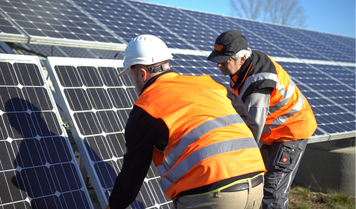 
Die Module wurden demontiert, markiert und eingeschweißt.



