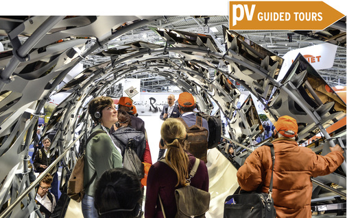 



Im Innern des Drachens: Avancis präsentierte seine Dünnschichtmodule in einer ungewöhnlichen Installation.
