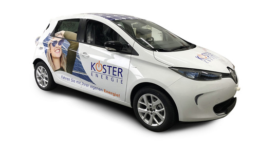 



Probefahrt gefällig? Kösters Team fährt zum Verkaufsgespräch beim Kunden elektrisch vor. 
