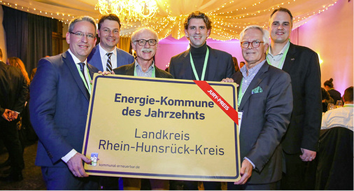



Im Jahr 2018 wird der Landkreis „Energie-Kommune des Jahrzehnts“.
