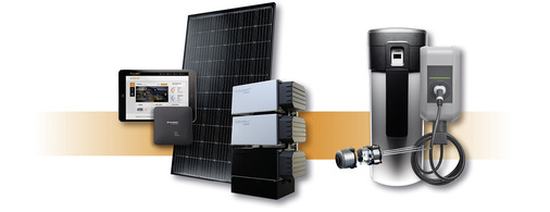 
Der EnergyManager bindet die Solaranlage, Speicher sowie Wärmepumpe, den EGO Smart Heater und die Wallbox ins Energiesystem ein.



