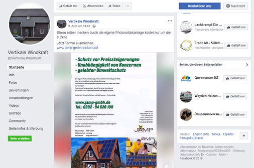 <p>
</p>

<p>
Armin Borys ist auch auf sozialen Plattformen wie Facebook aktiv.
</p> - © Screenshot: Jamp

