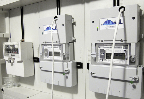 



Digital statt analog: So sieht ein smarter Zählerschrank aus. 
