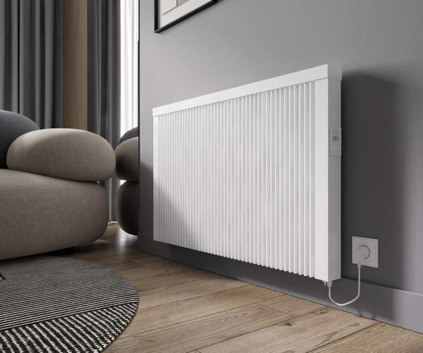 Eine Flächenspeicherheizung speichert Solarenergie als Wärme