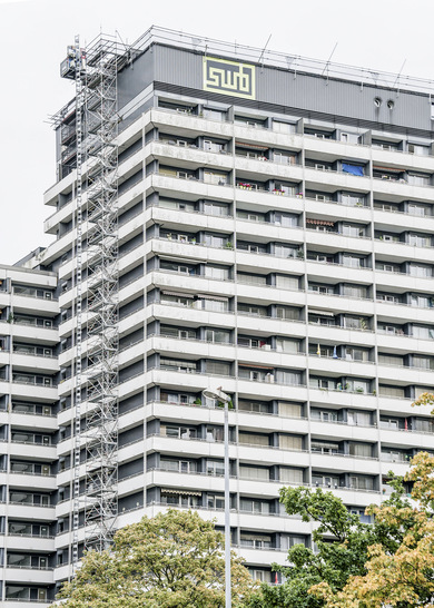 Dieser Wohnkomplex in Mühlheim an der Ruhr wurde saniert.