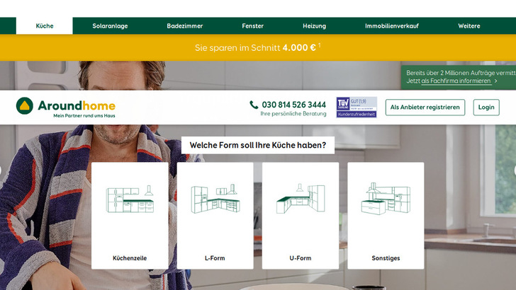 Das neue Webportal Aroundhome konzetriert sich künftig auf Gebäudetechnik. - © Beko Käuferportal GmbH
