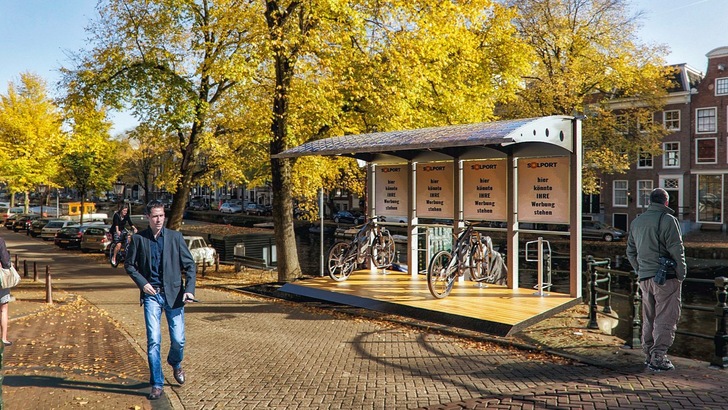 Die autarke und mobile Ladestation für E-Bikes, E-Roller und E-Mobile.