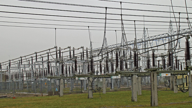 Netzverknüpfungspunkt der Edis in Bentwisch bei Rostock.