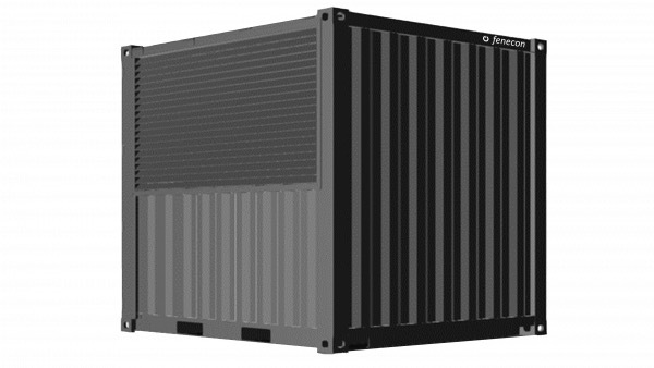 EES Gewinner: Im Speicher werden bis zu sechzehn 41-Kilowattstunden im Container verbaut. - © Fenecon
