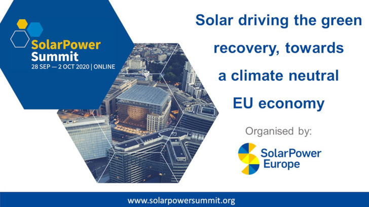 Der Solar Power Summit fundet in diesem Jahr als Onlineverastaltung vom 28. September bis 2. Oktober statt.