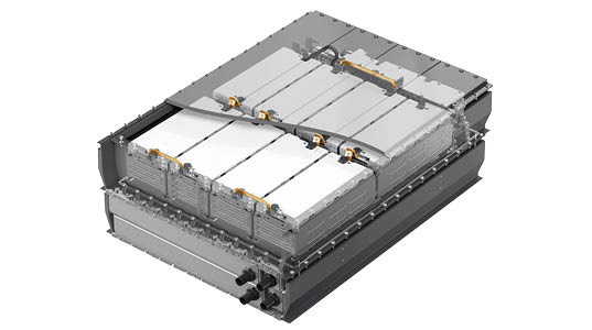 Das neue Batteriemodul für E-Nutzfahrzeuge von Webasto.