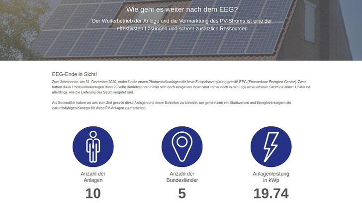 Auf dem Portal können interessierte Anlagenbetreiber ihren Generator registrieren. Das wird der erste Schritt hin zu einer Lösung für den Weiterbetrieb. - © Secondsol
