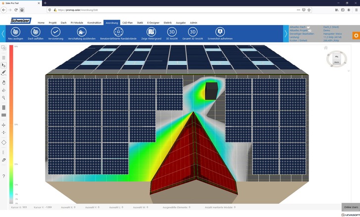 Mit dem SPT-Tool können Installateure Photovoltaikanlagen schnell und einfach planen.