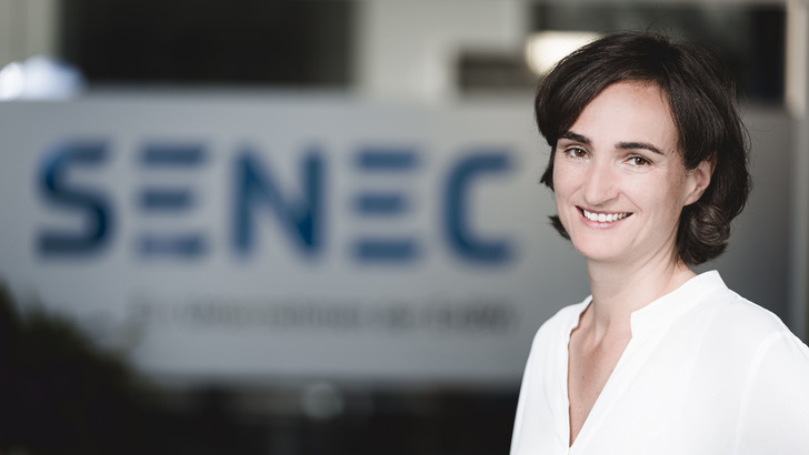 Aurélie Alemany ist als Geschäftsführerin die neue Unternehmenssprecherin von Senec. - © Senec

