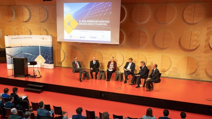 Der Solarbranchentag in Baden-Württemberg im vergangenen Jahr.