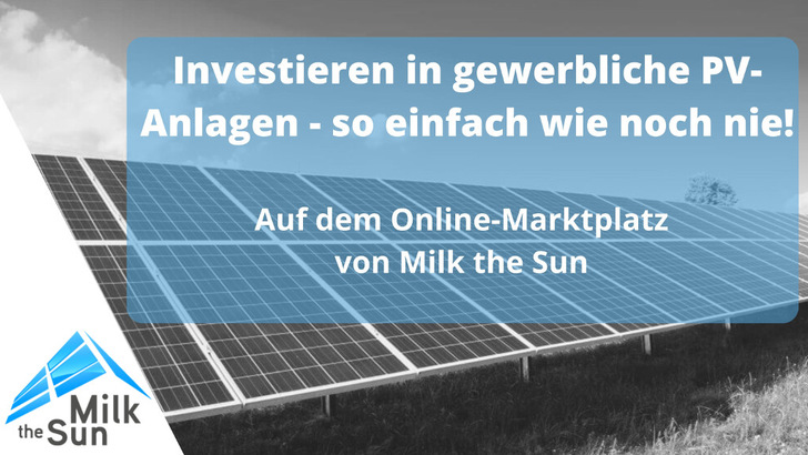 Der neue Marktplatz bringt Verkäufer und Käufer von Solaranlagen zusammen. - © Milk the Sun
